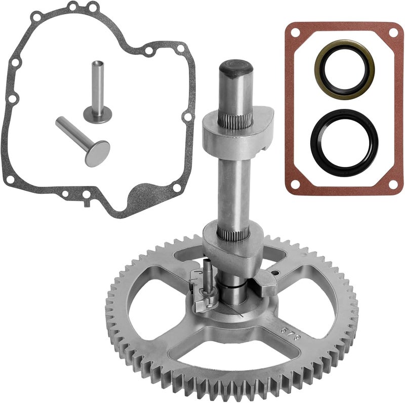 Bularie Camshaft Rebuild Kit 84005207 793880 Compatible with B&S 215702 215705 Craftsman JD Troybuilt Hu sqvarna Engine - Replace Camshaft Kit 97110 272475 Gasket and 795387 Oil Seal - Image 1
